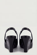 Pointed Toe Slingback Wedges