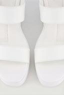 Double Band Platform Wedge Sandals