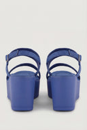 Double Band Platform Wedge Sandals