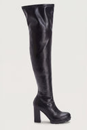 Chunky Heel Over The Knee Boots