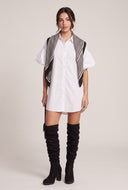 Scrunch Knee-High Block Heel Boots