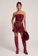 Scrunch Knee-High Block Heel Boots