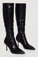 Pointed Toe Knee-High Boots