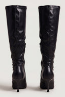 Pointed Toe Knee-High Boots