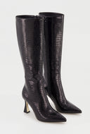 Loretta Spool Heel Boots
