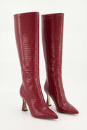 Loretta Spool Heel Boots
