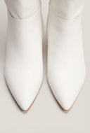 Kehlani Pointed Toe Knee-High Kitten Heel Boots