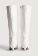 Kehlani Pointed Toe Knee-High Kitten Heel Boots