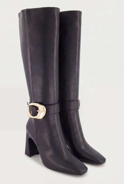 Knee High Buckle Boots