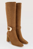 Knee High Buckle Boots
