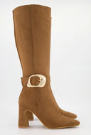 Knee High Buckle Boots