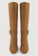 Knee High Buckle Boots