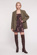 Block Heel Over The Knee Boots