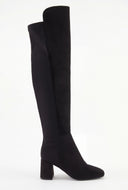 Block Heel Over The Knee Boots