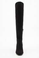Block Heel Over The Knee Boots