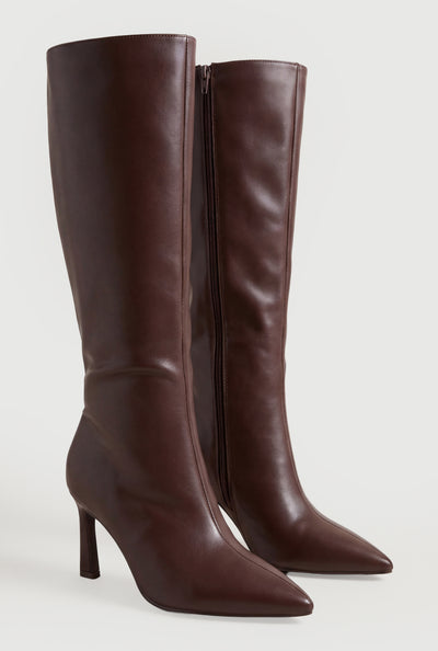 Zip Stiletto High Heel Boots