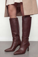 Zip Stiletto High Heel Boots
