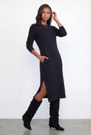Fold Over Knee High Pointy Toe Slouch Boots