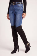 Stiletto Buckle Boots