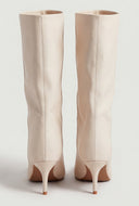 Mid-Calf Pointed Toe Stiletto Boots