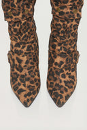 Valerie Cargo Knee-High Stiletto Boots