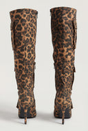 Valerie Cargo Knee-High Stiletto Boots