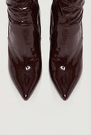 Thigh-High Pointed Toe Stiletto Boots