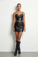 Stiletto Buckle Cargo Mid Calf Boots