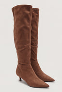 Amaya Kitten Heel Over the Knee Boots