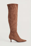 Amaya Kitten Heel Over the Knee Boots