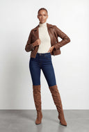 Amaya Kitten Heel Over the Knee Boots