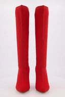 Brylee Knee-High Stiletto Sock Boots