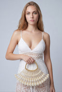 Brinley Faux Pearl Handbag