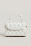 Quilted Top Handle Crossbody Bag