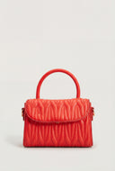 Quilted Top Handle Crossbody Bag