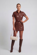 Woven Detail Cylinder Crossbody Bag