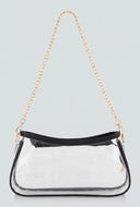 Chain Strap Clear Shoulder Bag
