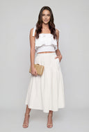 Textured Metallic Push Lock Clutch