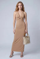 Bamboo Top Handle Handbag