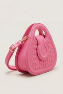 Convertible Faux Croc Crossbody Bag