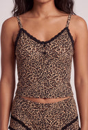 Leopard Print Pajama Cami Set
