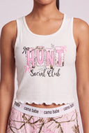 Hunt Graphic Pajama Set