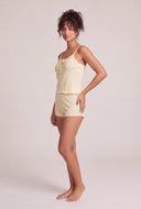 Waffle Knit Pajama Cami and Shorts Set