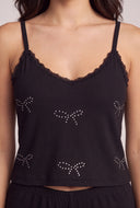 Glam Bow Shorts Pajama Set