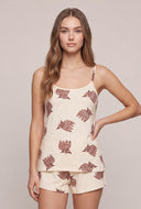 Glam Cow Shorts Pajama Set