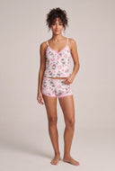 Teddy Heart Shorts Pajama Set