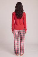 Henley Top Pajama Set