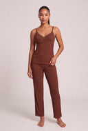 Lace Trim Pajama Set