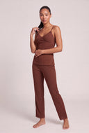 Lace Trim Pajama Set