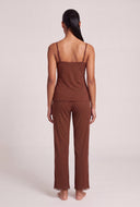 Lace Trim Pajama Set